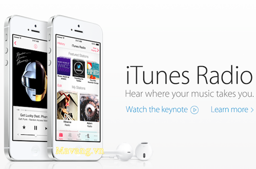 itunes radio của Apple, itunes radia cho iPhone của Apple
