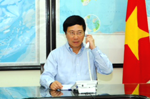 Bo truong ngoai giao Pham Binh Minh