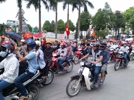 bieu tinh tai Thanh Hoa hom nay 2