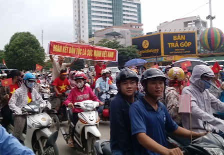 bieu tinh tai Thanh Hoa hom nay