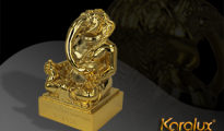 Than Voi ma vang 24K|Tượng Ganesha may mắn mạ vàng