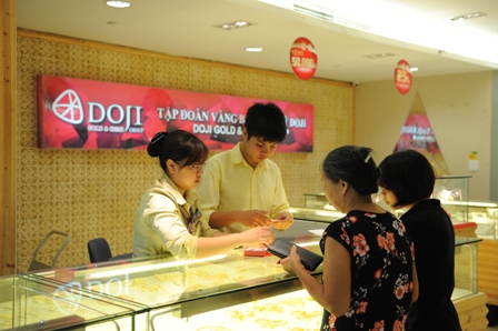 Giá vàng SJC tại Doji ngày 14/8/2015