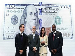 Mỹ sắp lưu thông tiền 100 USD mẫu mới 2013