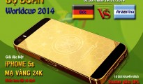 Dự đoán WorldCup 2014 rinh iPhone 5s mạ vàng 24K