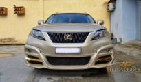 Lexus RX 350 mạ vàng 24K|Sieu xe ma vang duy nhat tai Viet Nam