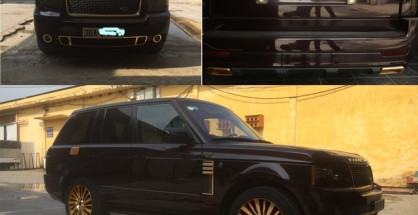 Quy trình độ vàng siêu xe Rang Rover của Royal Gold