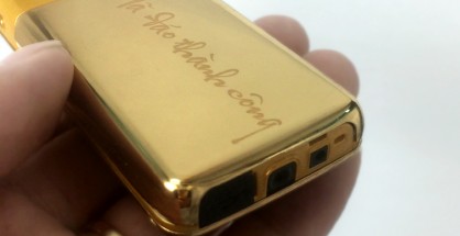 Nokia 6300 Gold, điện thoại N6300 mạ vàng 24K