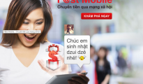 Chuyển tiền qua Facebook của Techcombank mới khai trương từ tháng 11/2014
