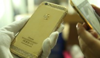 iphone 6 duc vang, Đẳng cấp iPhone 6 đúc vàng nguyên khối và đính kim cương